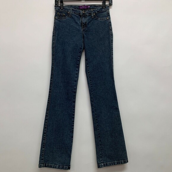 Luricci Jeans Women's Denim Pants Size 28 Blue Butt Lifter Body Shaper NWOT - Picture 1 of 7